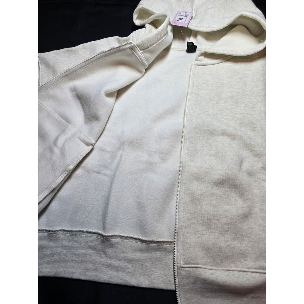 Wild Fable Full Zip Sweatshirt Jacket Heather Gray Pockets - Picture 3 of 6
